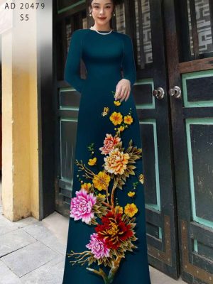 vai ao dai dao cuc don xuan (2)